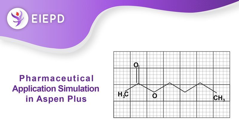 pharmaceutical application simulation in aspen plus