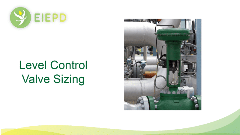 level control valve sizing
